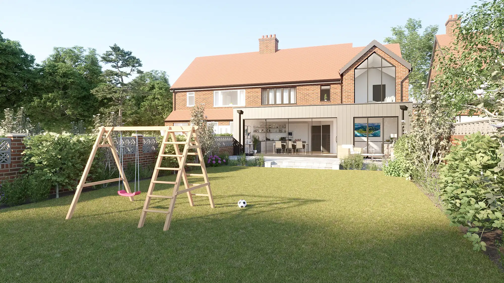 Two storey side and rear extension design St Mary's Ave Whitley Bay